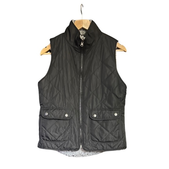 Thread & Supply Black and Gray Reversible Textured Vest - Picture 1 of 8